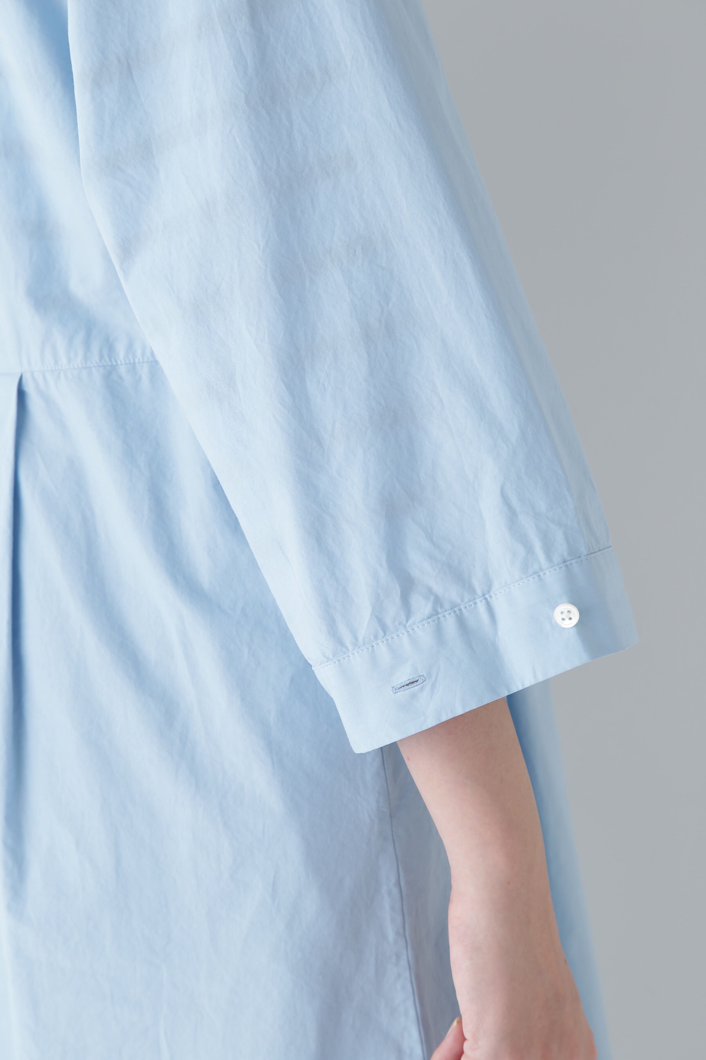  「◆製品染め刻み衿ワンピース」|ワンピース|