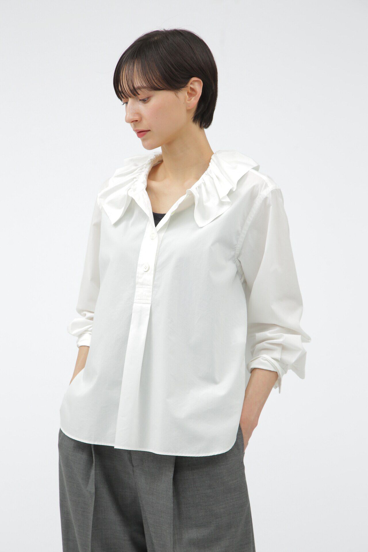  「SUPERFINE COTTON」|シャツ・ブラウス|WHITE