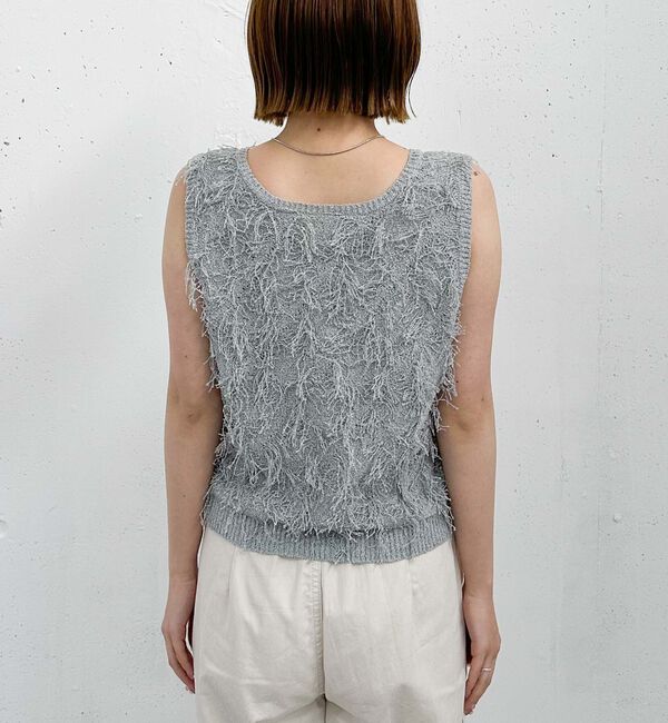 archives「２ＷＡＹフリンジニットベスト」|ベスト・ジレ|