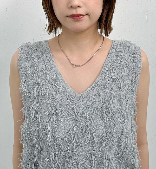 archives「２ＷＡＹフリンジニットベスト」|ベスト・ジレ|
