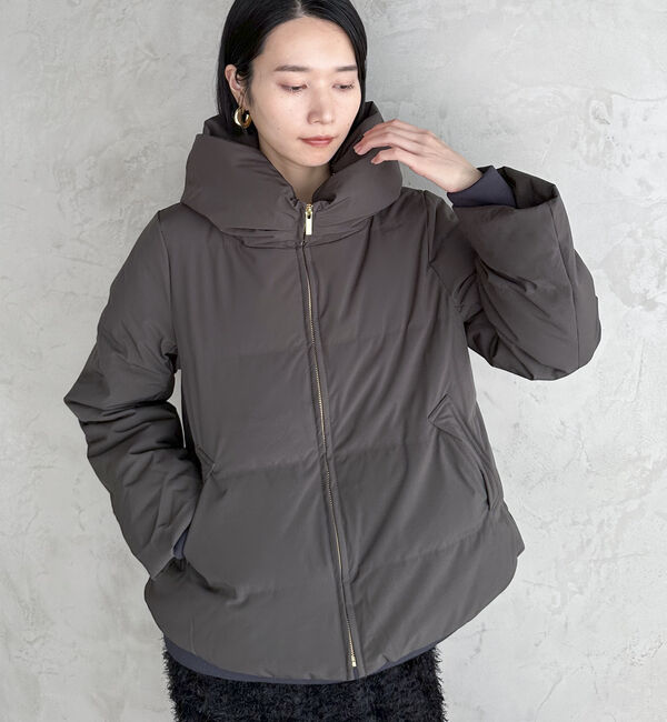 Doux archives「シームレスボリュームカラーダウン」|ダウン|CHARCOAL GRAY