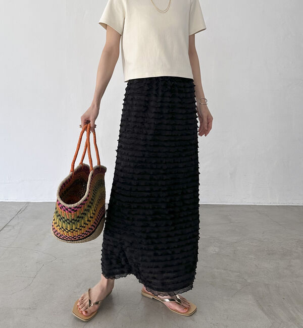 Doux archives「フリルタイトスカート」|スカート|