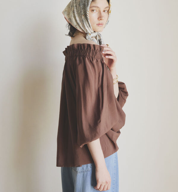 Doux archives「オフショルフリルブラウス」|シャツ・ブラウス|