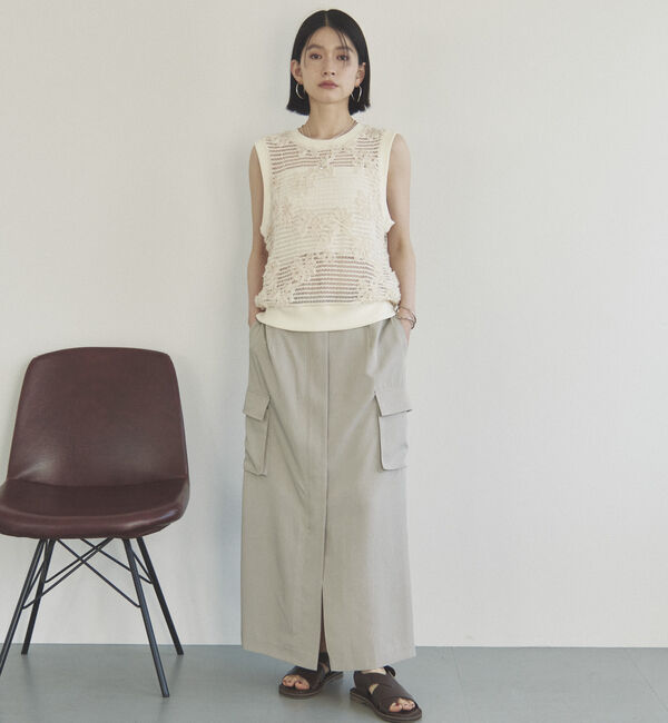 Doux archives「サテンカーゴタイトスカート」|スカート|