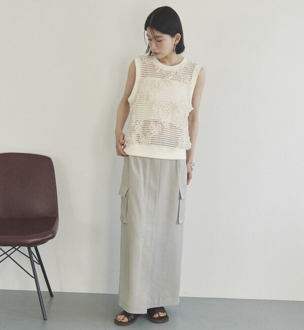 Doux archives「サテンカーゴタイトスカート」|スカート|