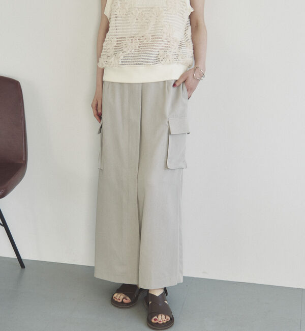 Doux archives「サテンカーゴタイトスカート」|スカート|