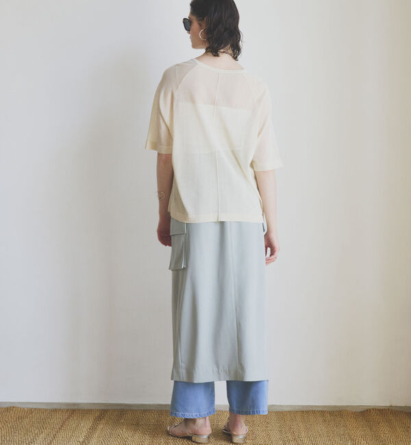 Doux archives「サテンカーゴタイトスカート」|スカート|