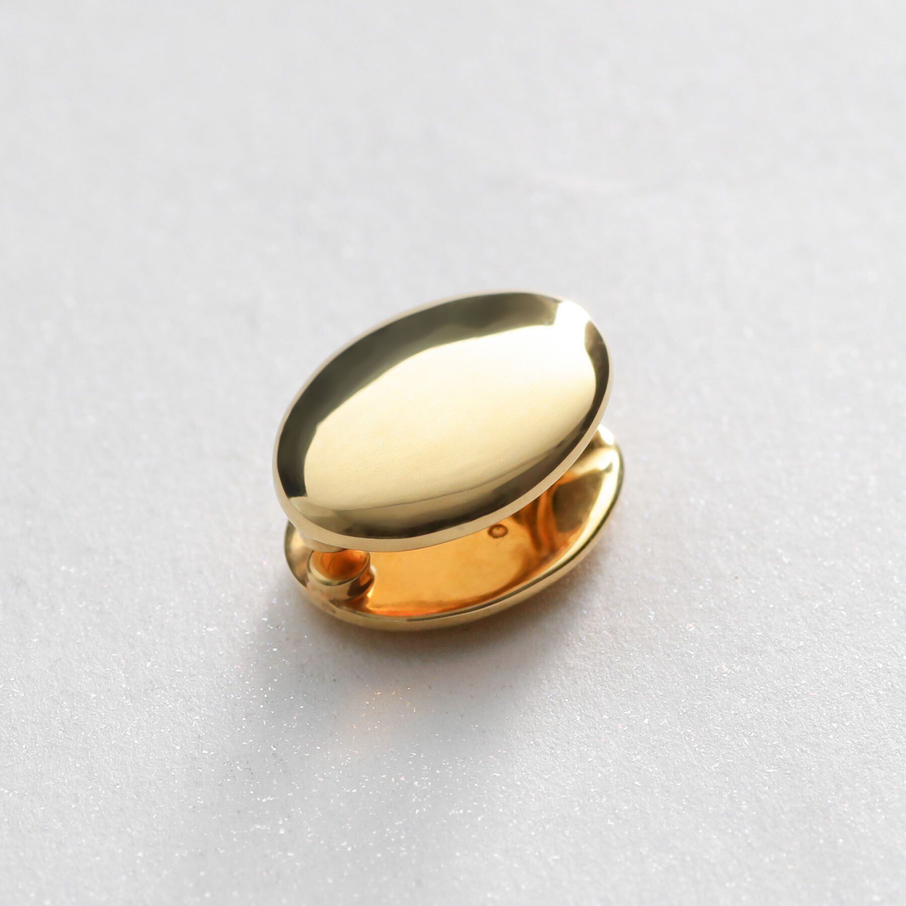 COCOSHNIK ONKITSCH「シルバー オーバルカボション　イヤリング GP」|イヤリング|