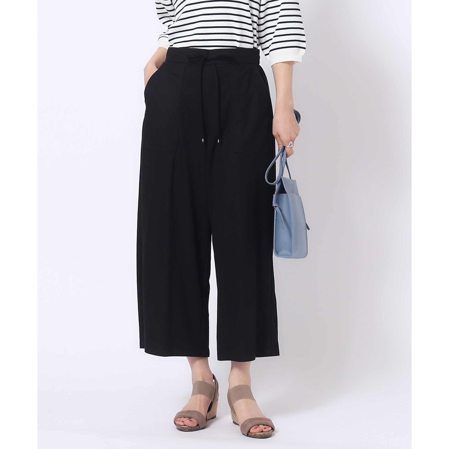 SHOO･LA･RUE「【M-LL/選べる着丈】イージーベイカー ワイドパンツ」|その他|