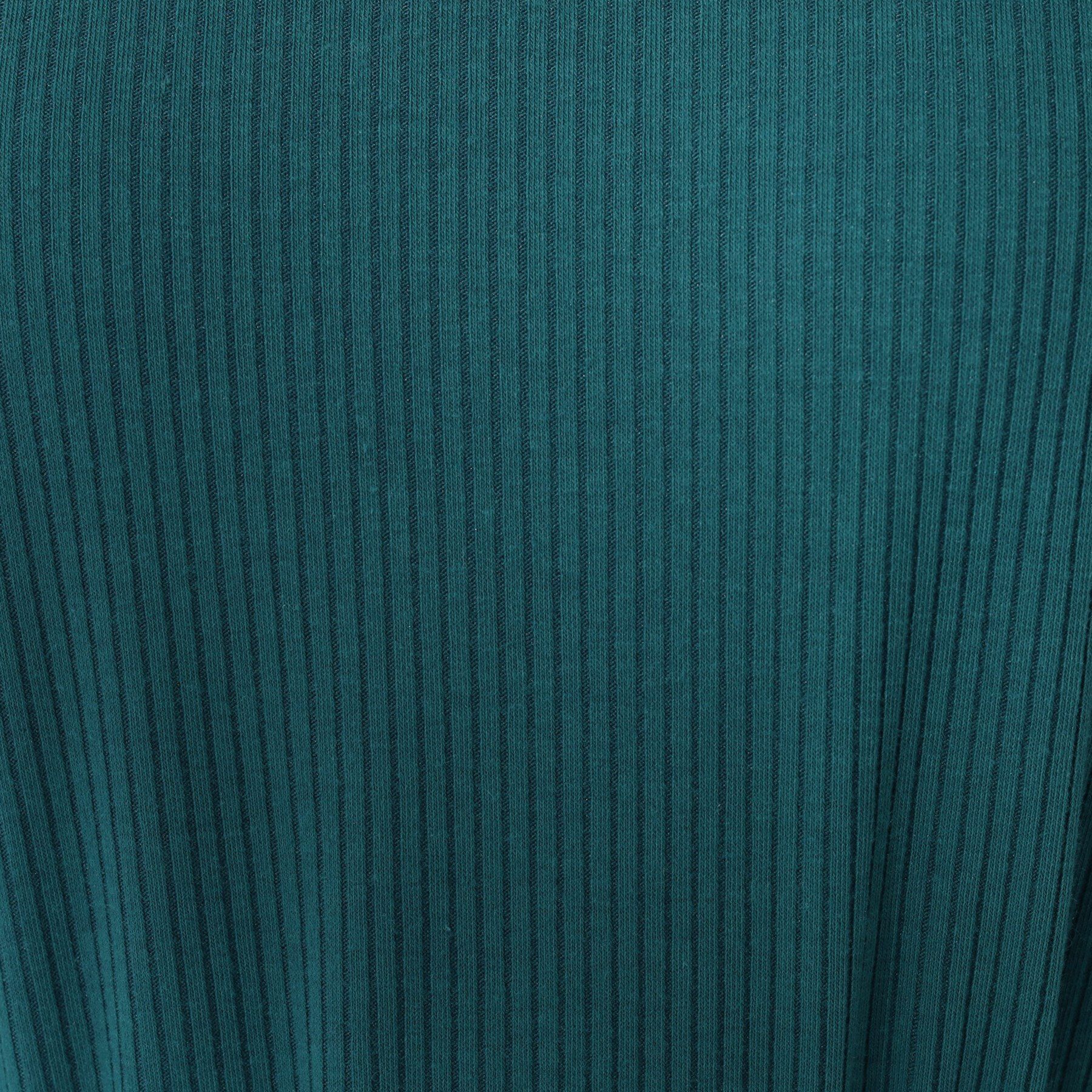 SHOO･LA･RUE「女性らしさをプラスする テレコハートネック 5分袖トップス」|Tシャツ・カットソー|