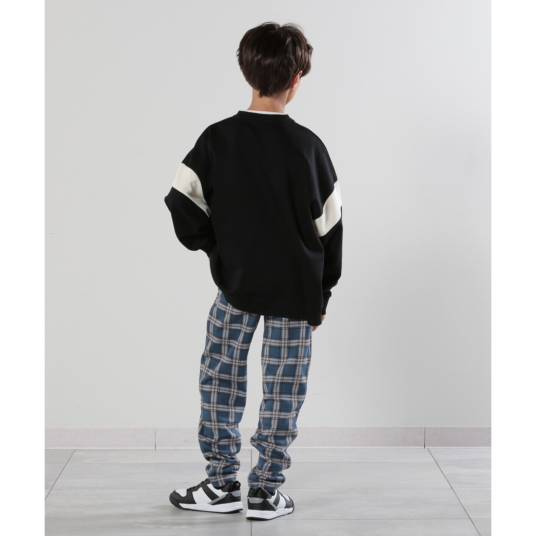 SHOO･LA･RUE「【110-140cm/男女兼用】裏シャギー総柄パンツ」|その他|