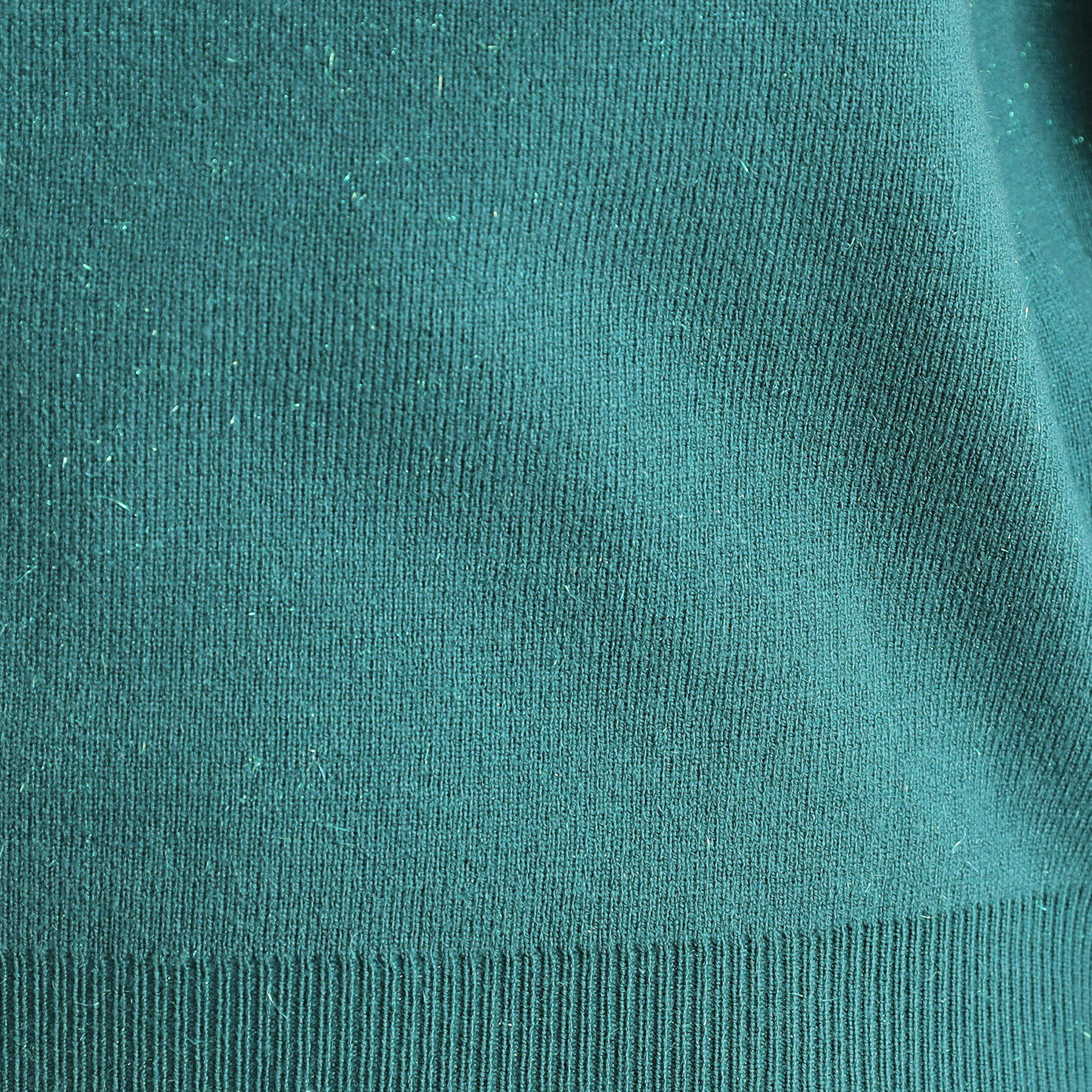 SHOO･LA･RUE「【高レビュー/S-LL/洗える】ほんのりラメ感が華やか 浅Vネックニット」|ニット・セーター|