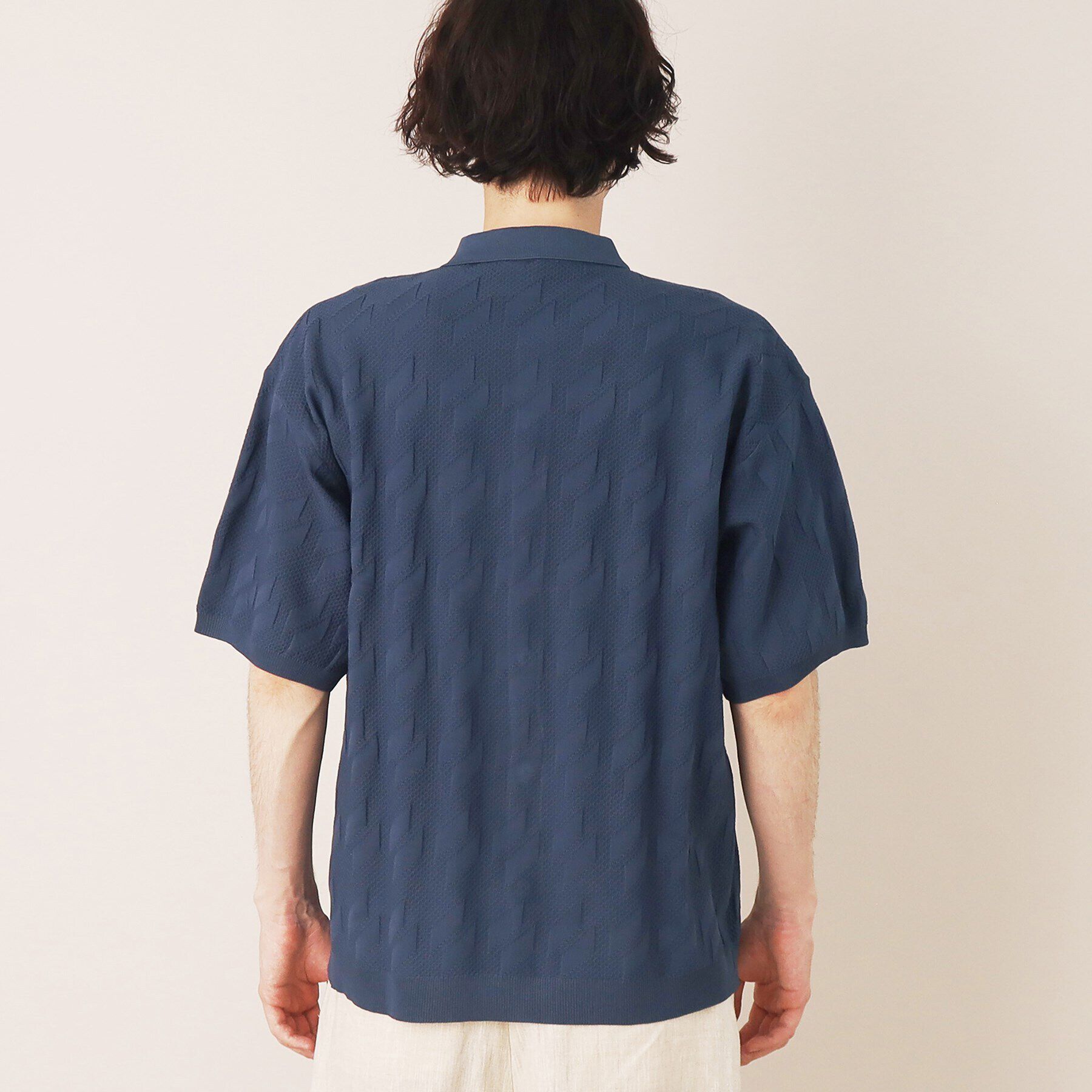 Dessin「柄編みニットシャツ」|シャツ・ブラウス|