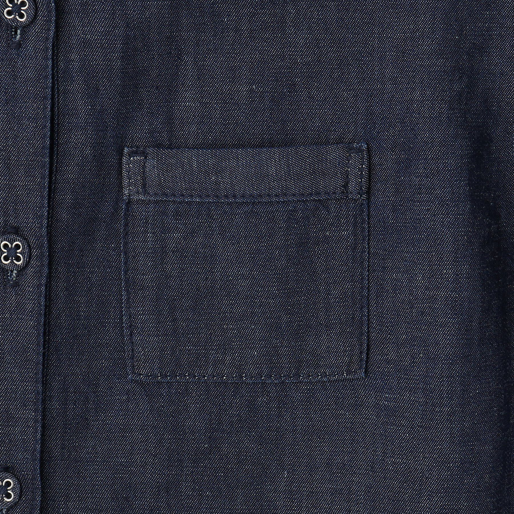 Dessin「【リンクコーデ】綿麻デニムシャツワンピース」|ワンピース|