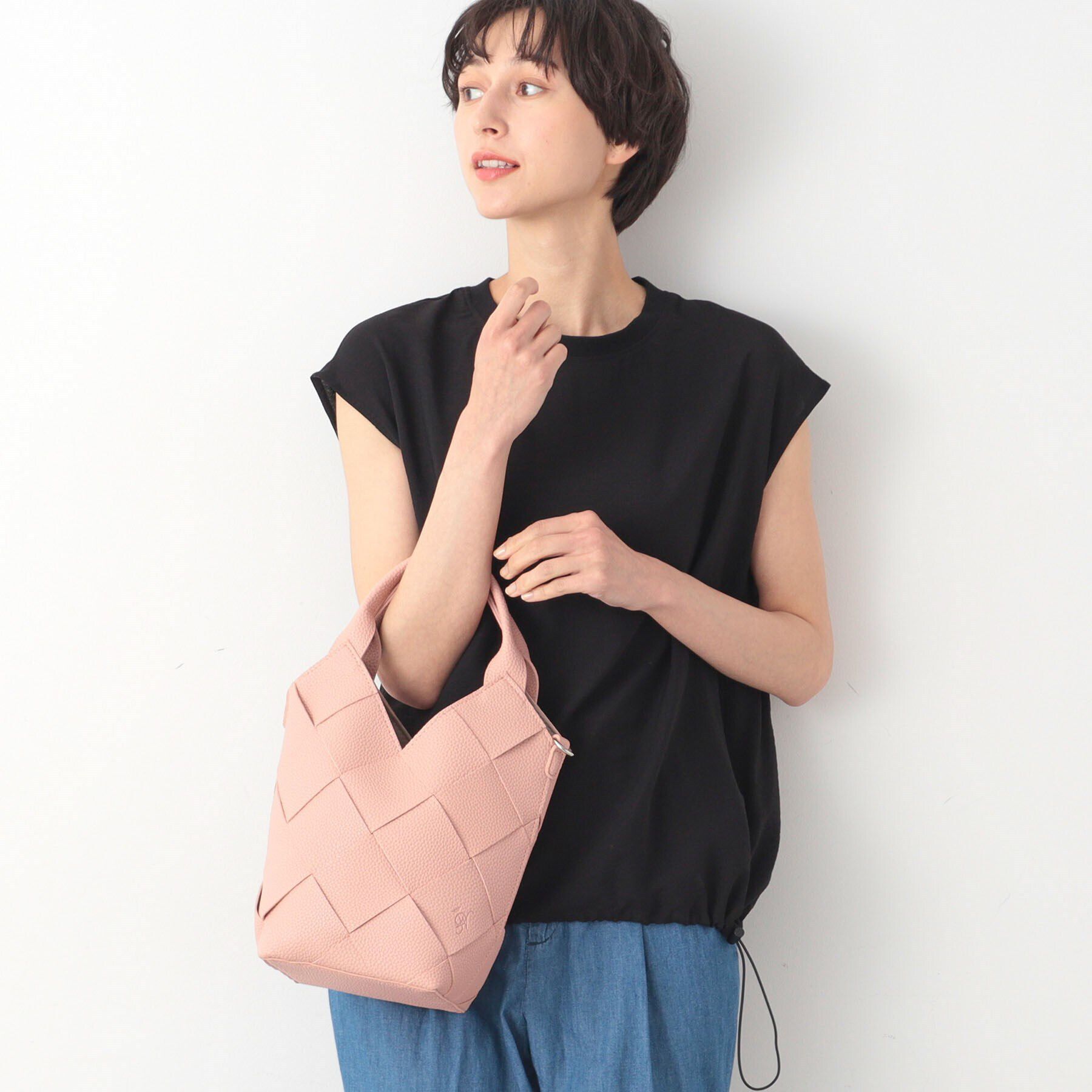 Dessin「2WAYメッシュトート」|トートバッグ|ピンク(071)