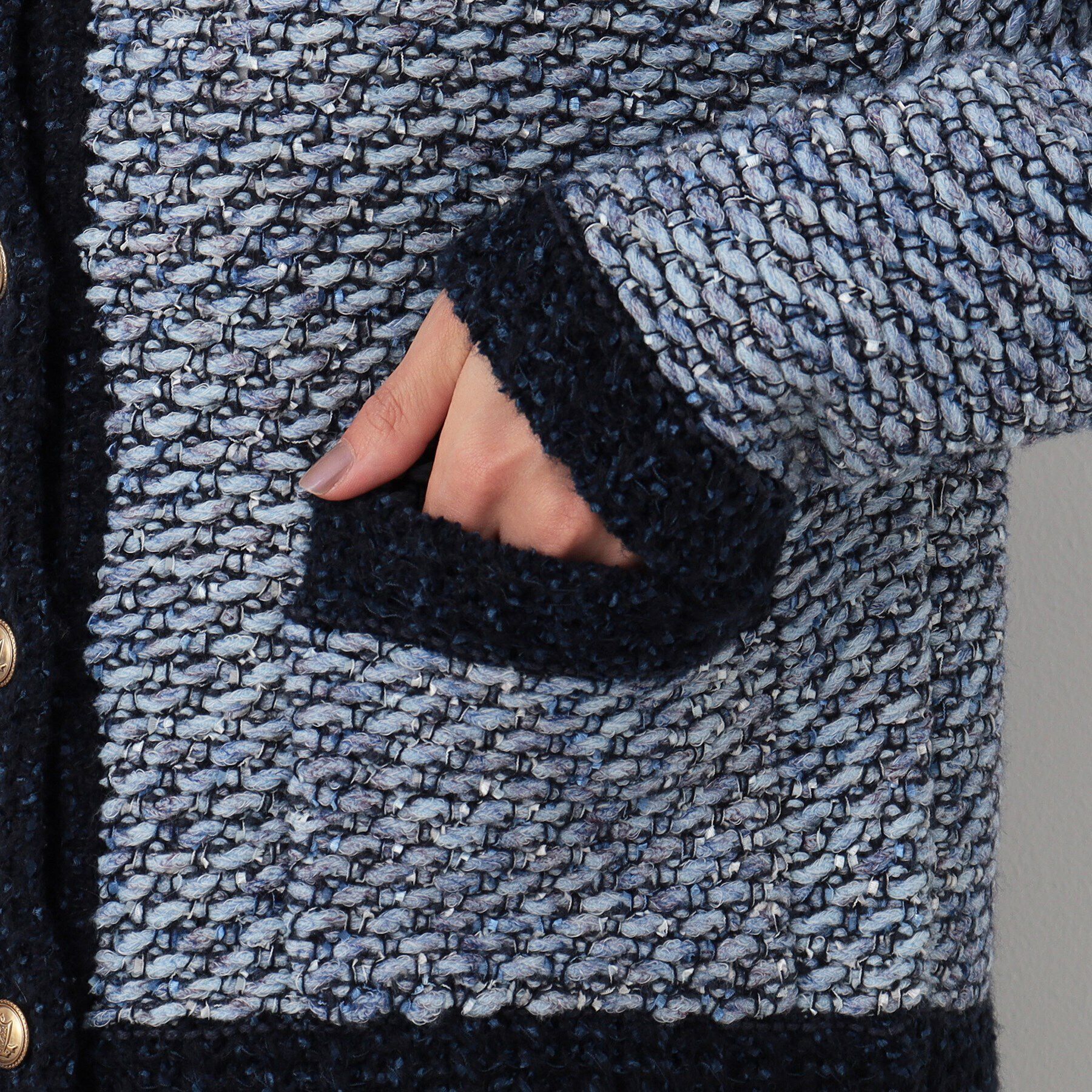 Dessin「ツイード調ニットジャケット」|カーディガン|