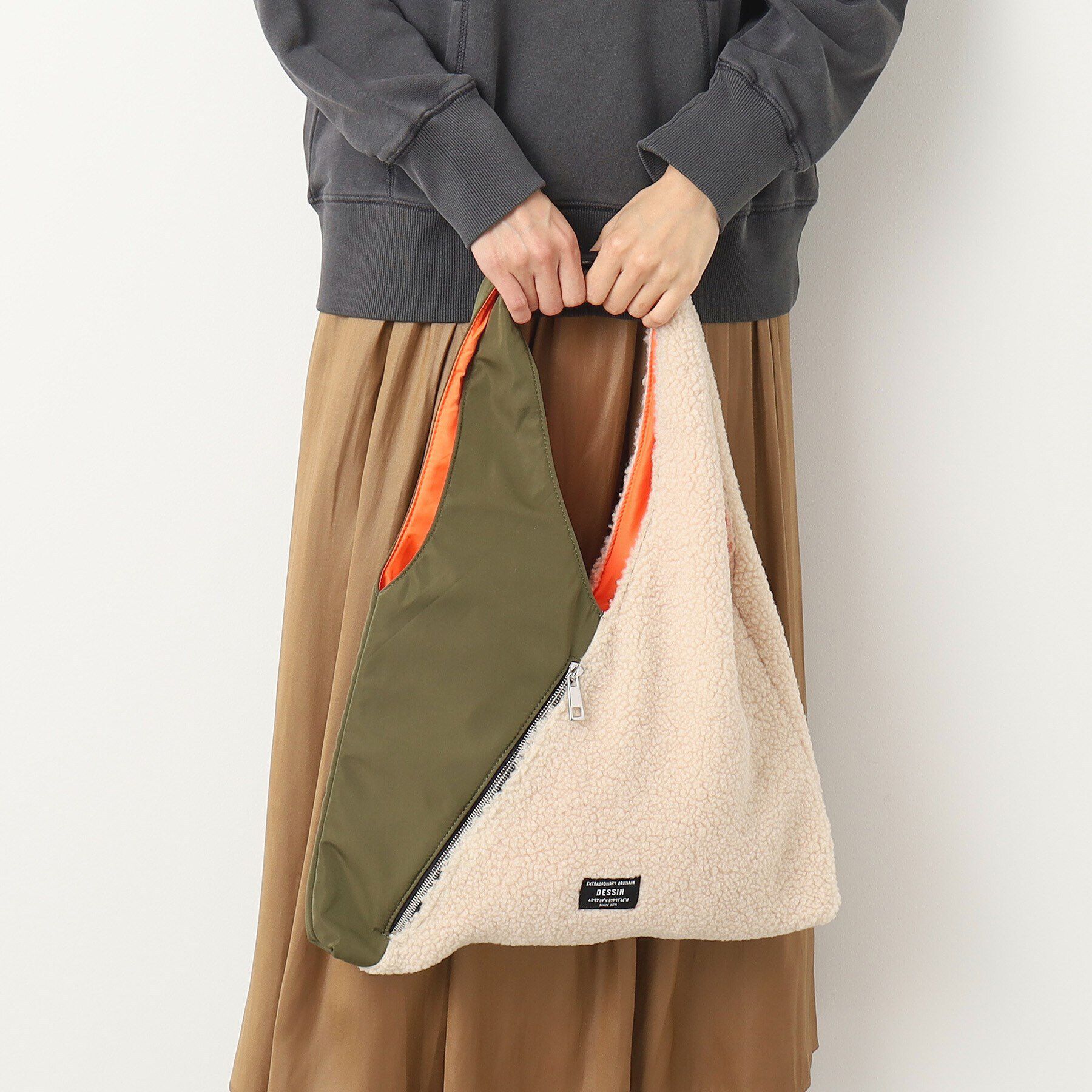 Dessin「トライアングルバイカラートート」|トートバッグ|