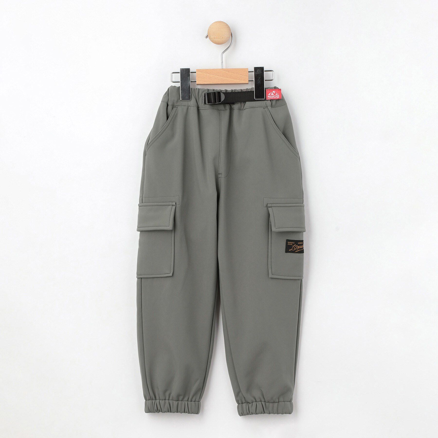 Dessin「【洗える・防風】裏フリースカーゴジョガー」|その他|チャコールグレー(0