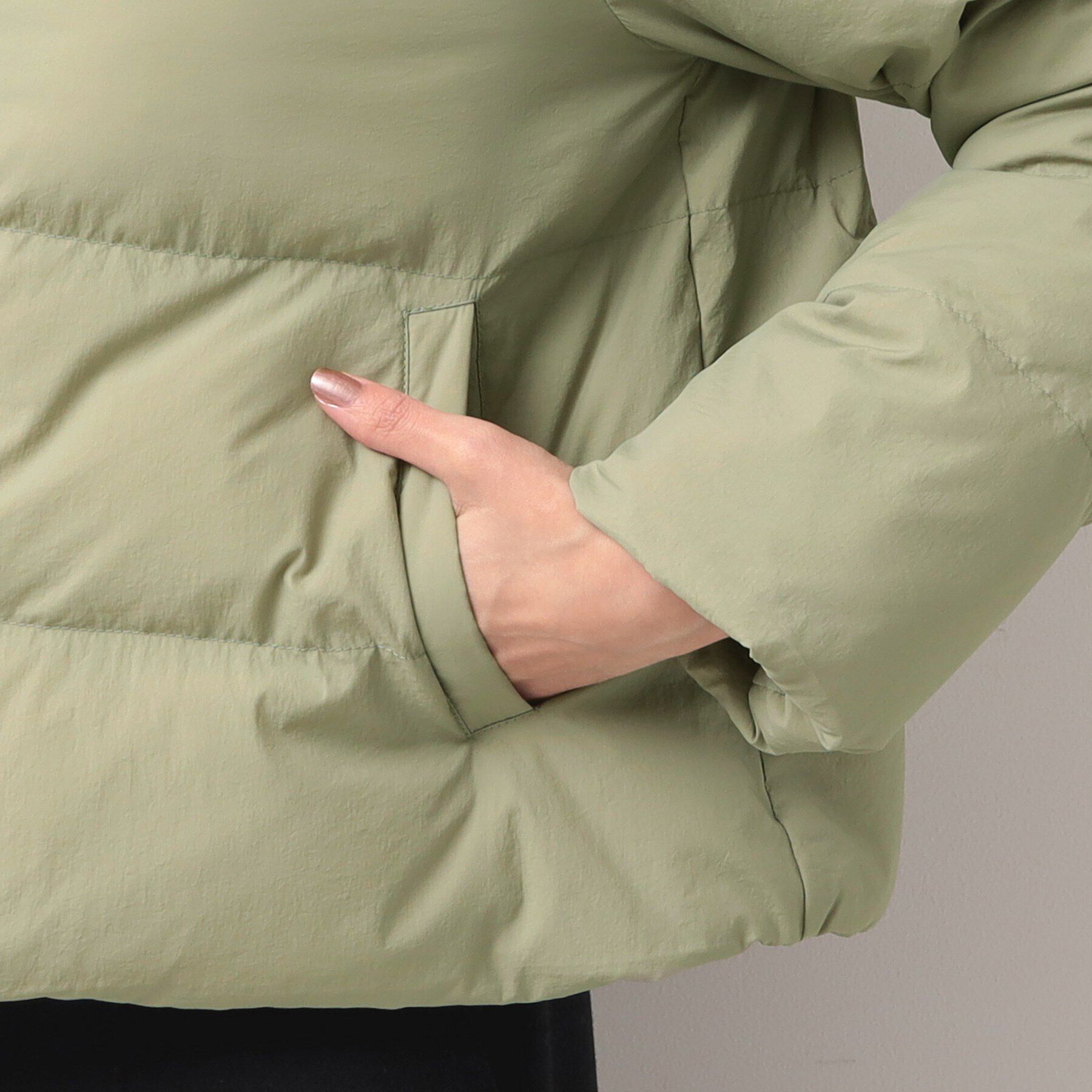 Dessin「フード付き中綿ショートコート」|ダウン|