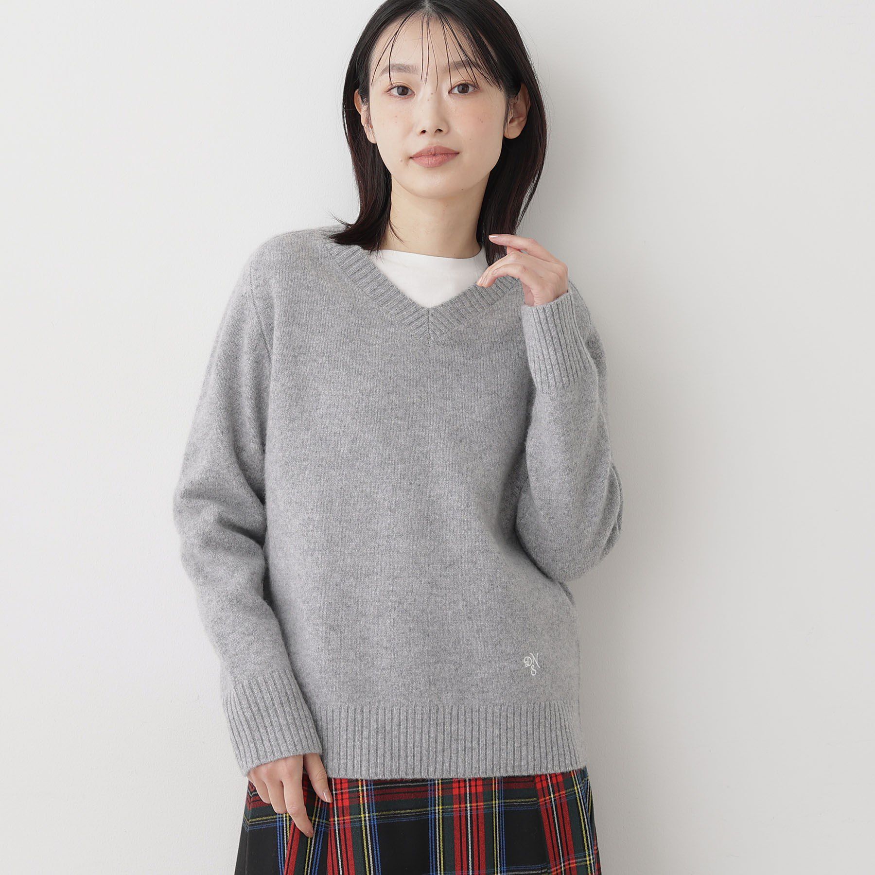 Dessin「ウールカシミヤVネック」|ニット・セーター|