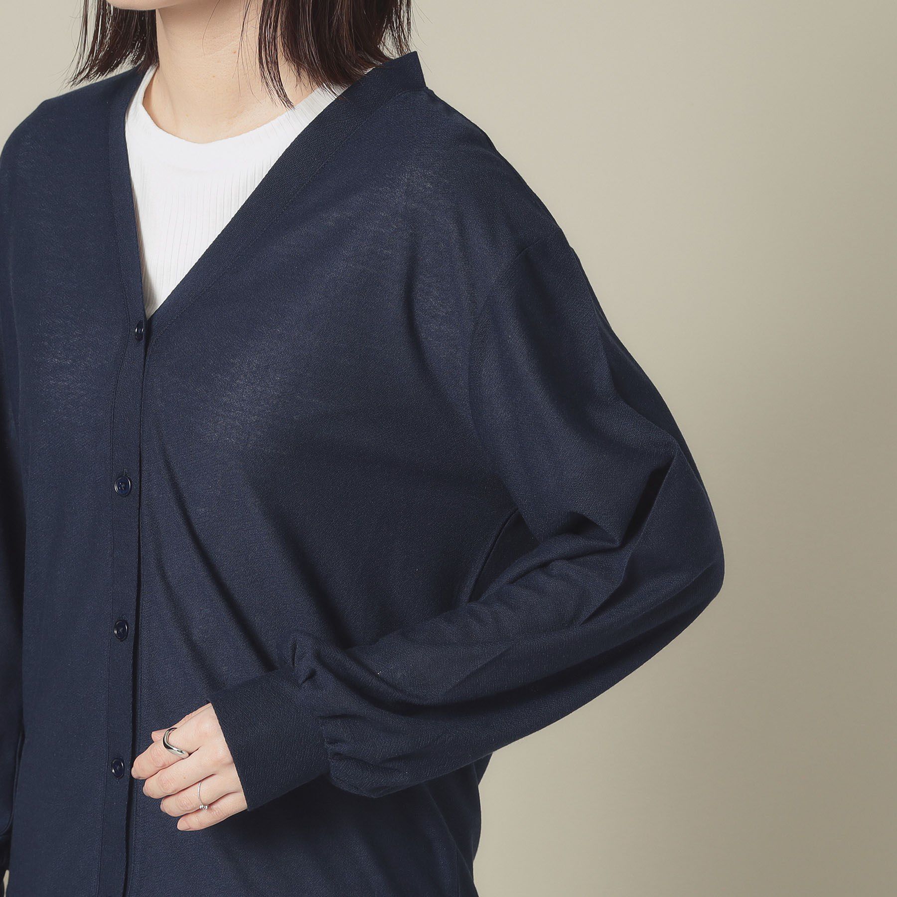 ITS&rsquo;DEMO「【UVカット／手洗い可】Vネックカーディガン」|カーディガン|