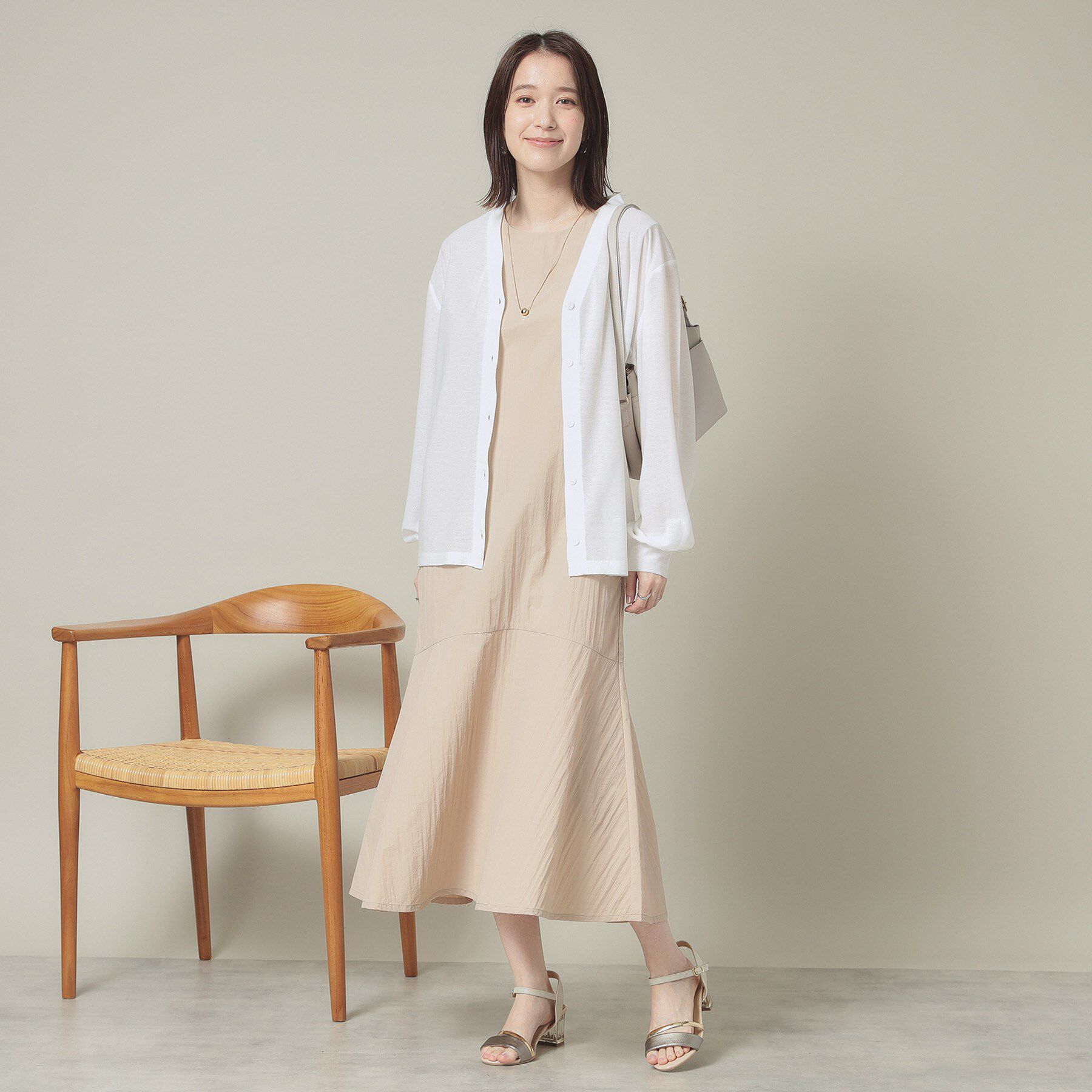 ITS&rsquo;DEMO「【UVカット／手洗い可】Vネックカーディガン」|カーディガン|