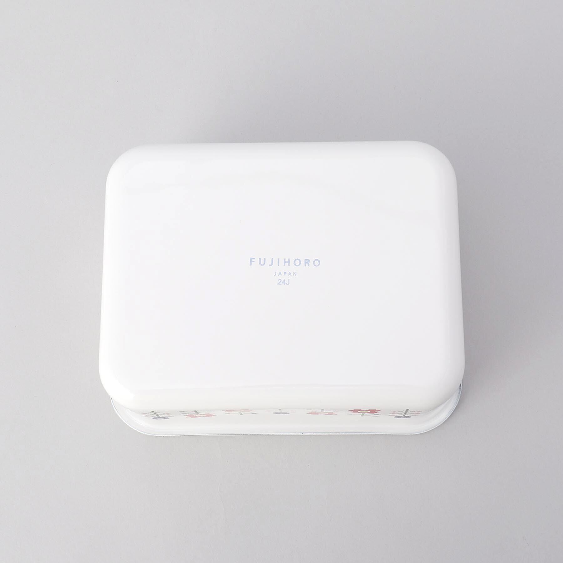 212 KITCHEN STORE「ミーサ深型角容器Ｌ RD ＜富士ホーロー ＞」|食器・キッチングッズ|