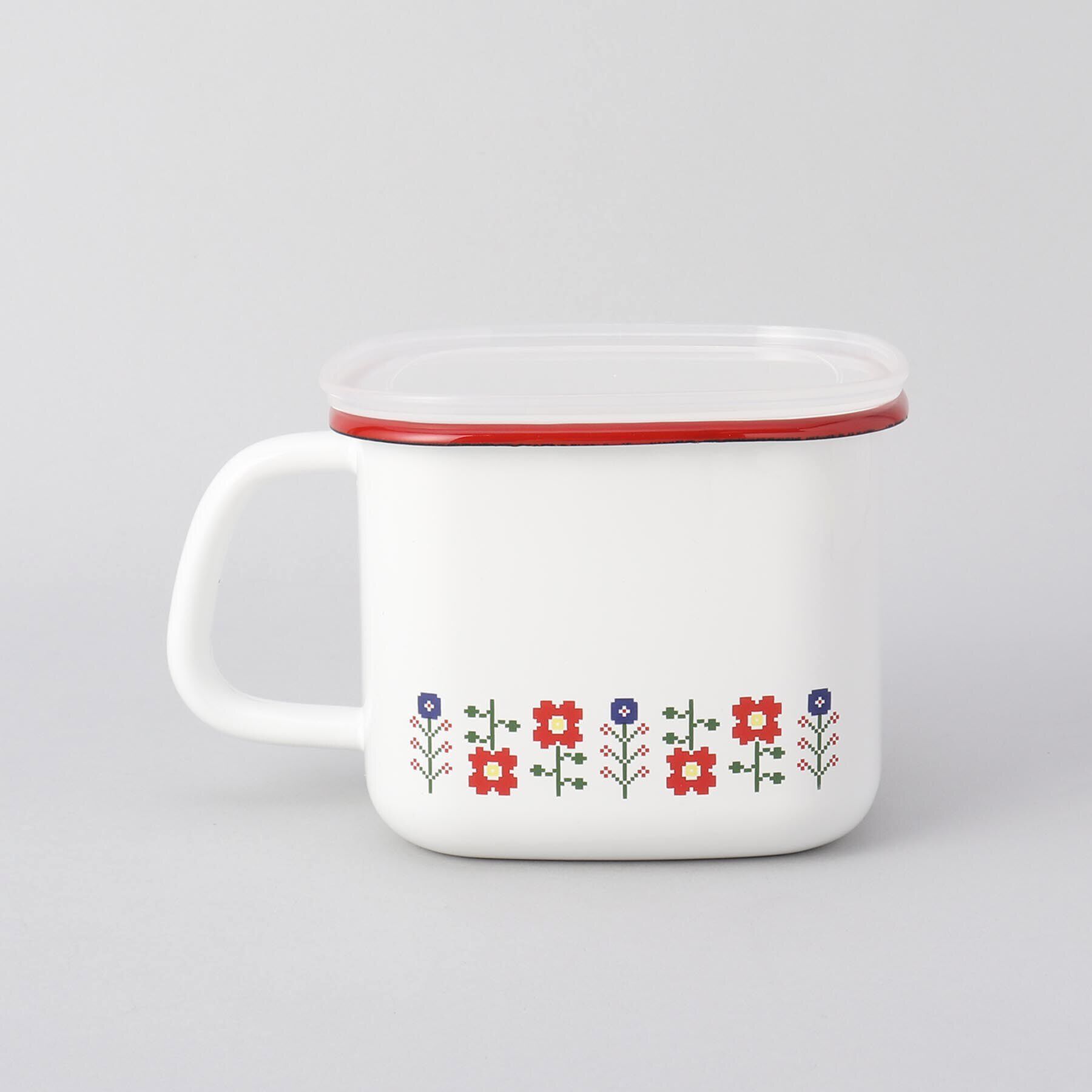 212 KITCHEN STORE「ミーサ角型みそポット RD ＜富士ホーロー ＞」|食器・キッチングッズ|