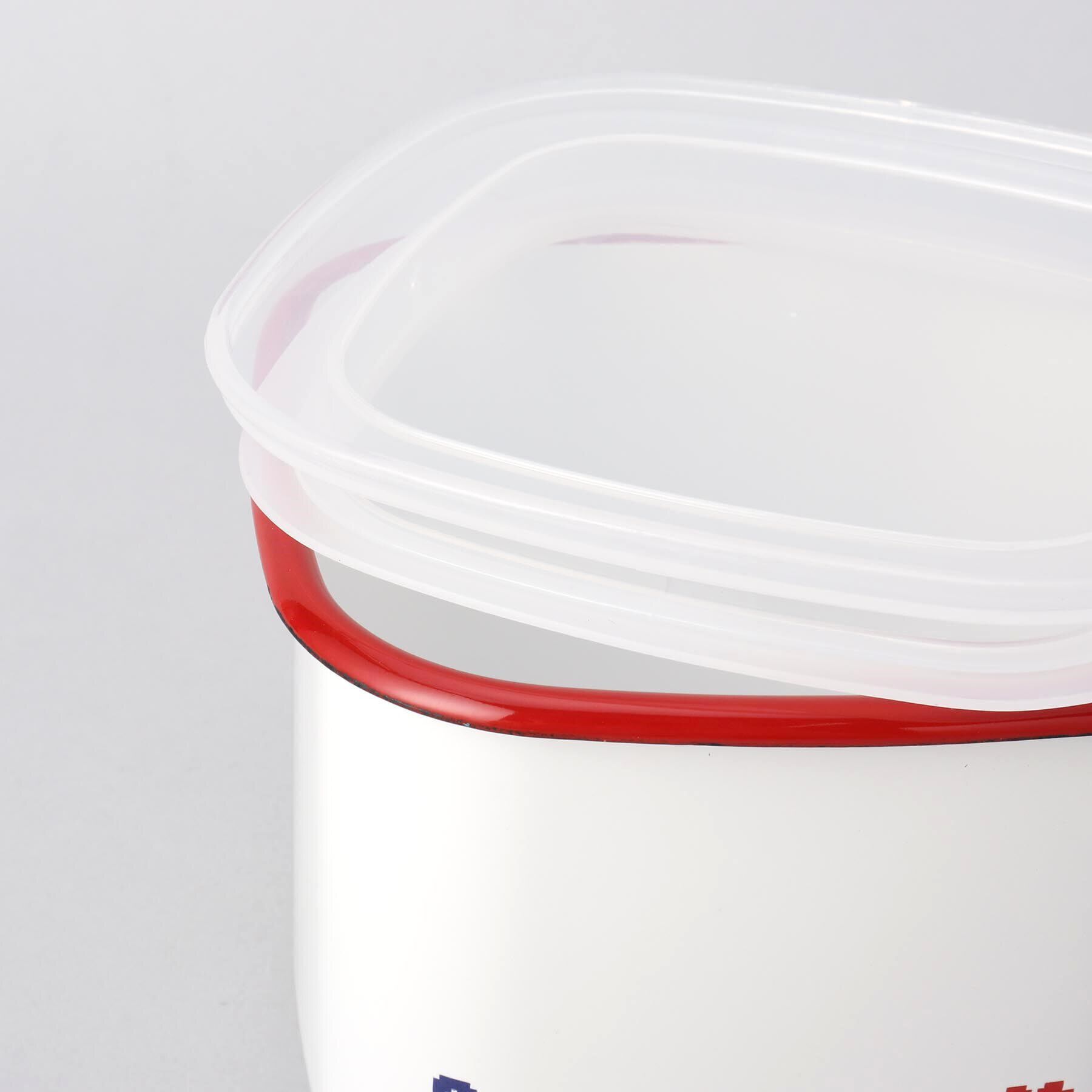 212 KITCHEN STORE「ミーサ角型みそポット RD ＜富士ホーロー ＞」|食器・キッチングッズ|