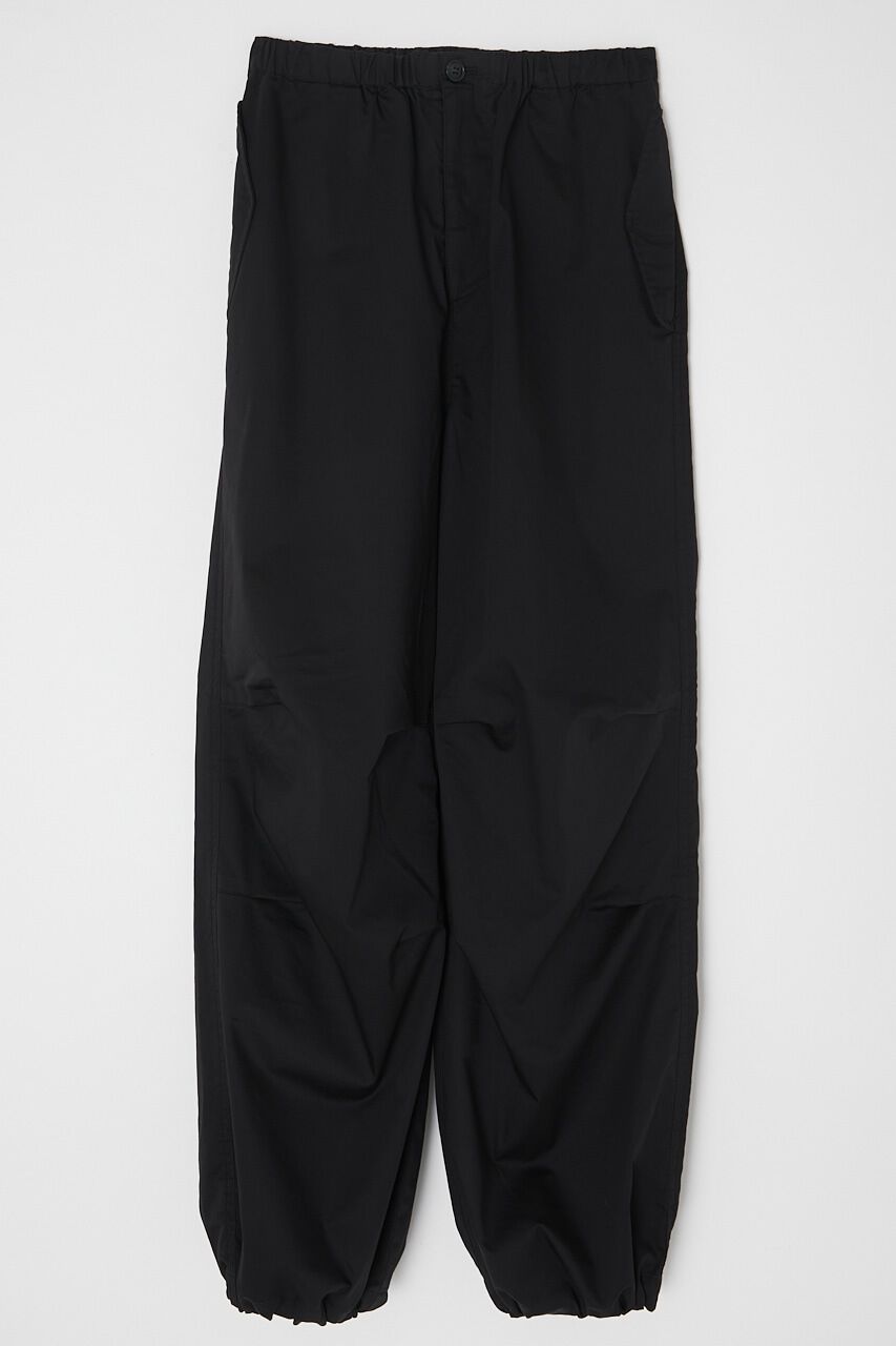 MOUSSY「HW DRAWSTRING GATHER パンツ」|その他|BLK