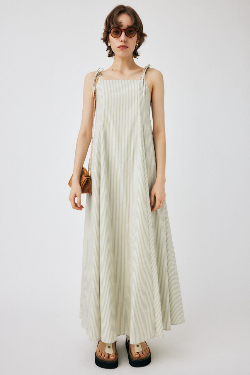 MOUSSY「OPEN BACK FLARE ドレス」|ワンピース|柄WHT5