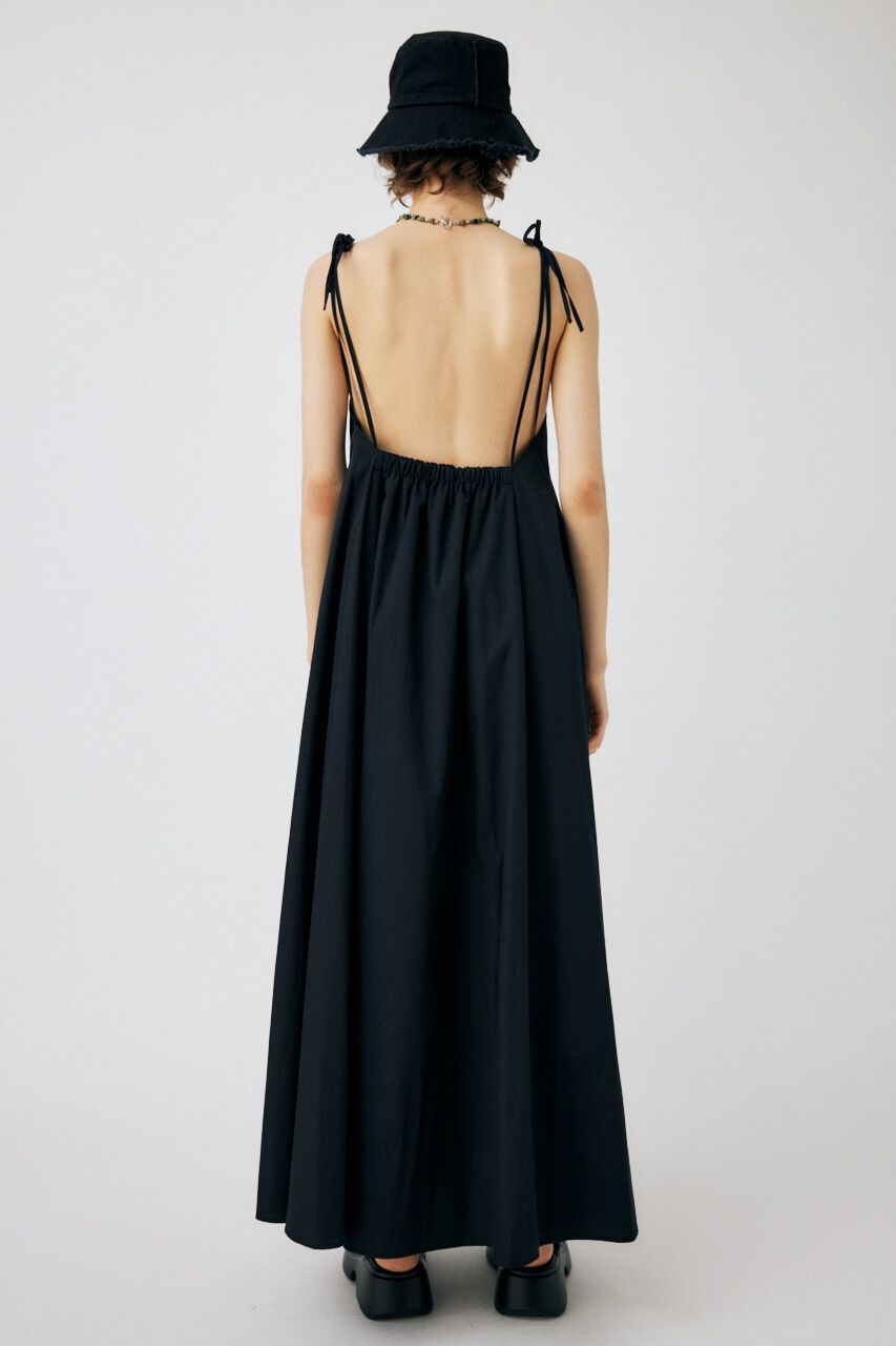 MOUSSY「OPEN BACK FLARE ドレス」|ワンピース|