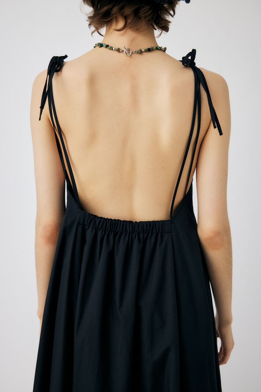 MOUSSY「OPEN BACK FLARE ドレス」|ワンピース|