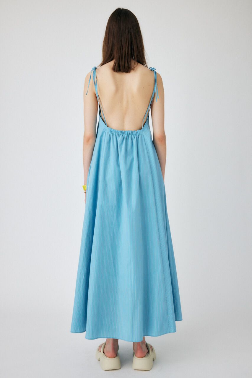 MOUSSY「OPEN BACK FLARE ドレス」|ワンピース|