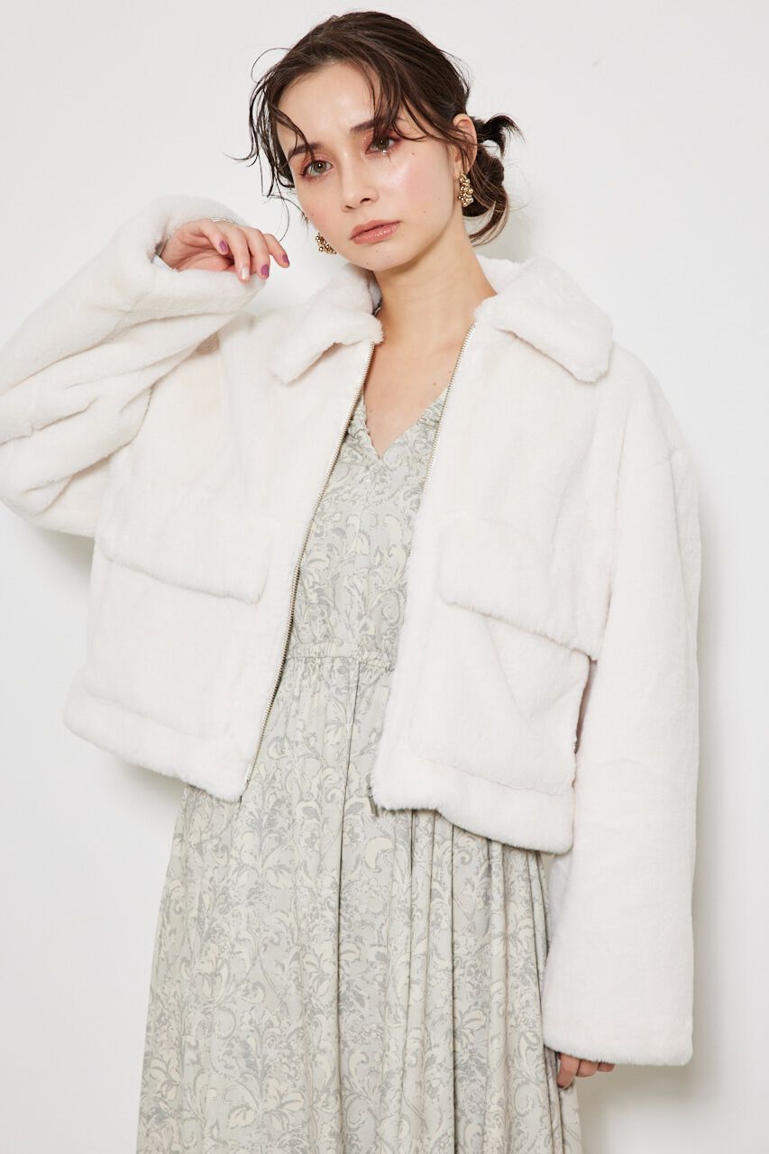 rienda「SoftyフェイクファーブルゾンCT」|その他|