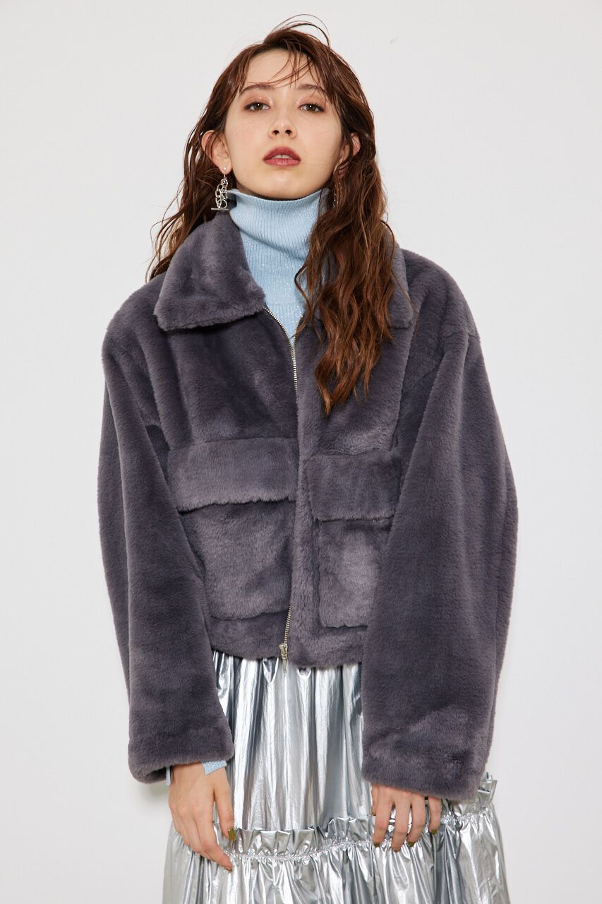 rienda「SoftyフェイクファーブルゾンCT」|その他|