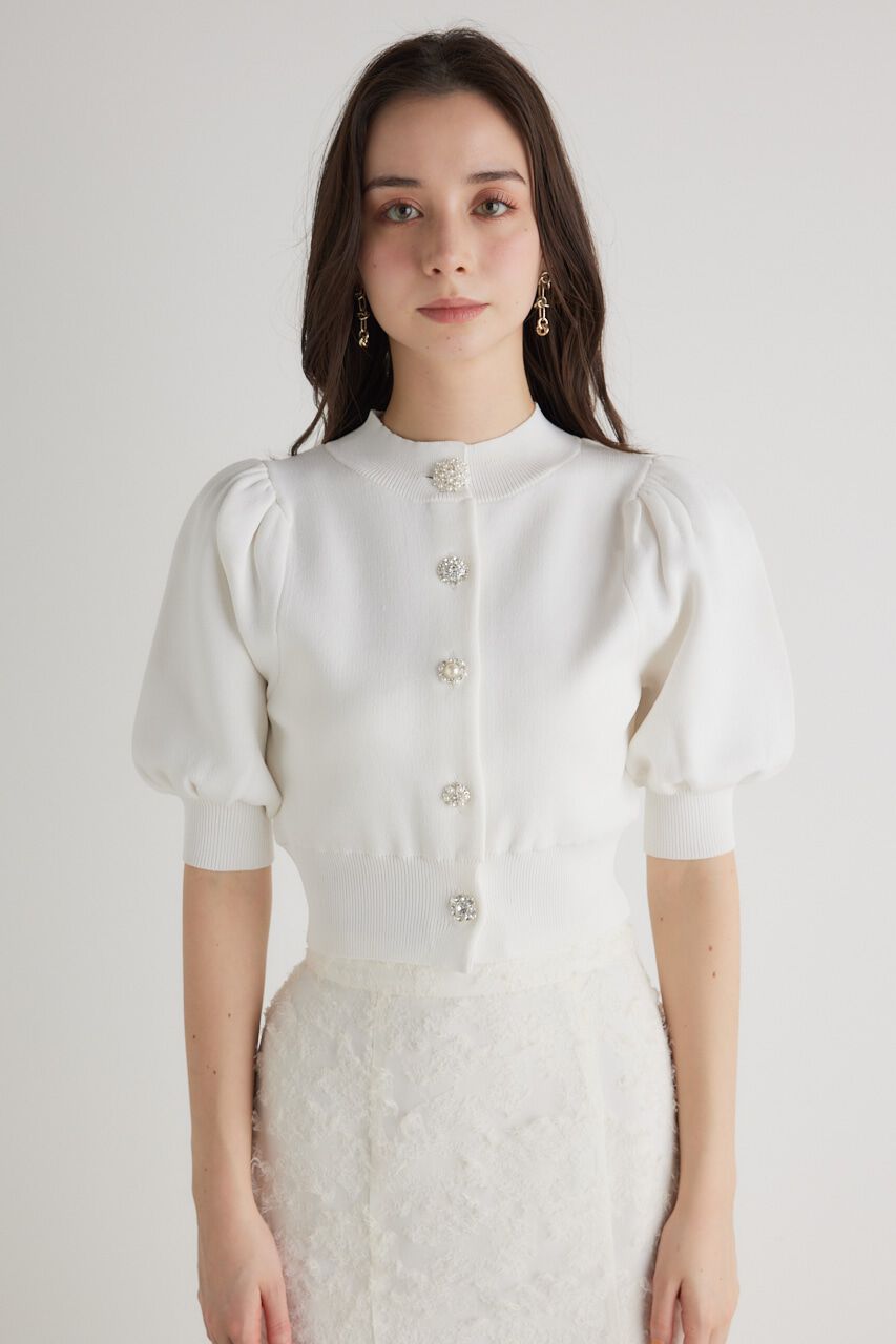 rienda「2WAYビジューKnit CD TOP」|ニット・セーター|