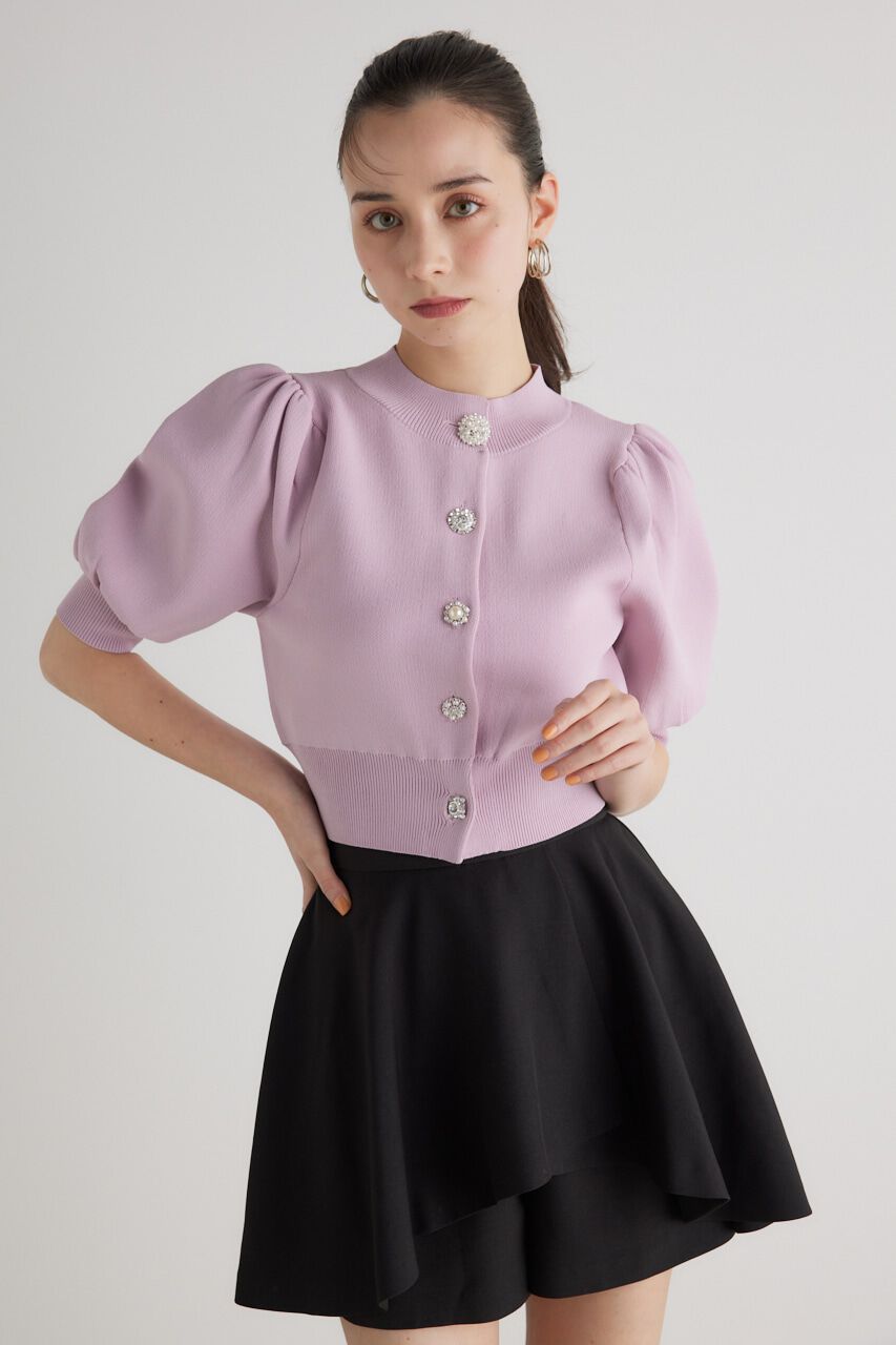 rienda「2WAYビジューKnit CD TOP」|ニット・セーター|PNK