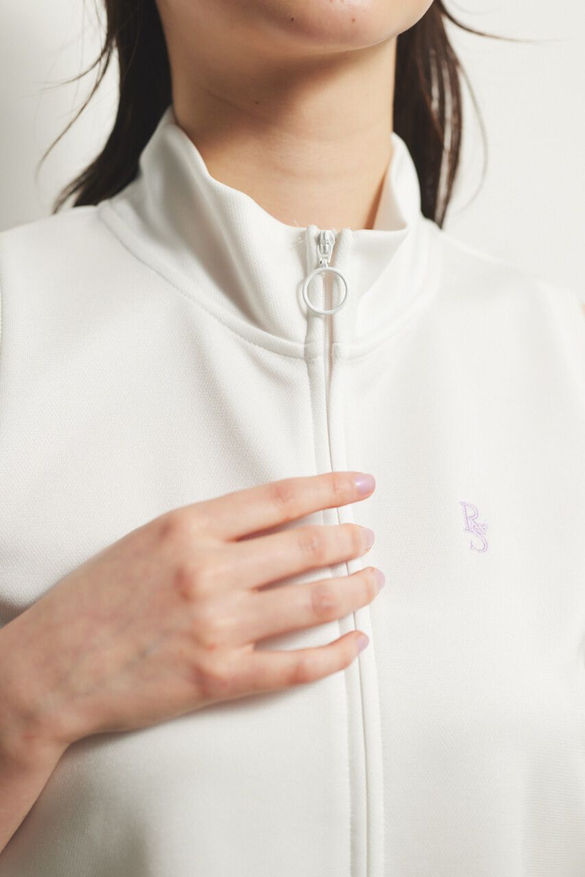 rienda「サイドラインノースリZIP UP」|その他|