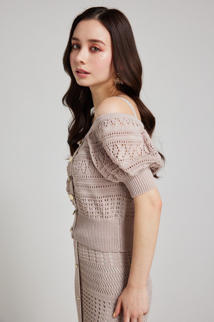 rienda「マルチWAYクロシェSET Knit OP」|ワンピース|