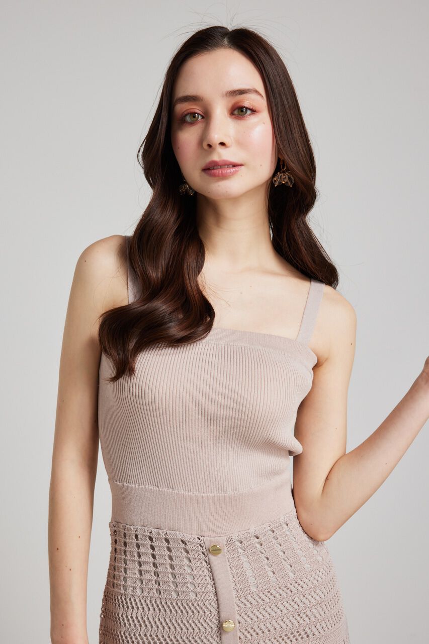 rienda「マルチWAYクロシェSET Knit OP」|ワンピース|