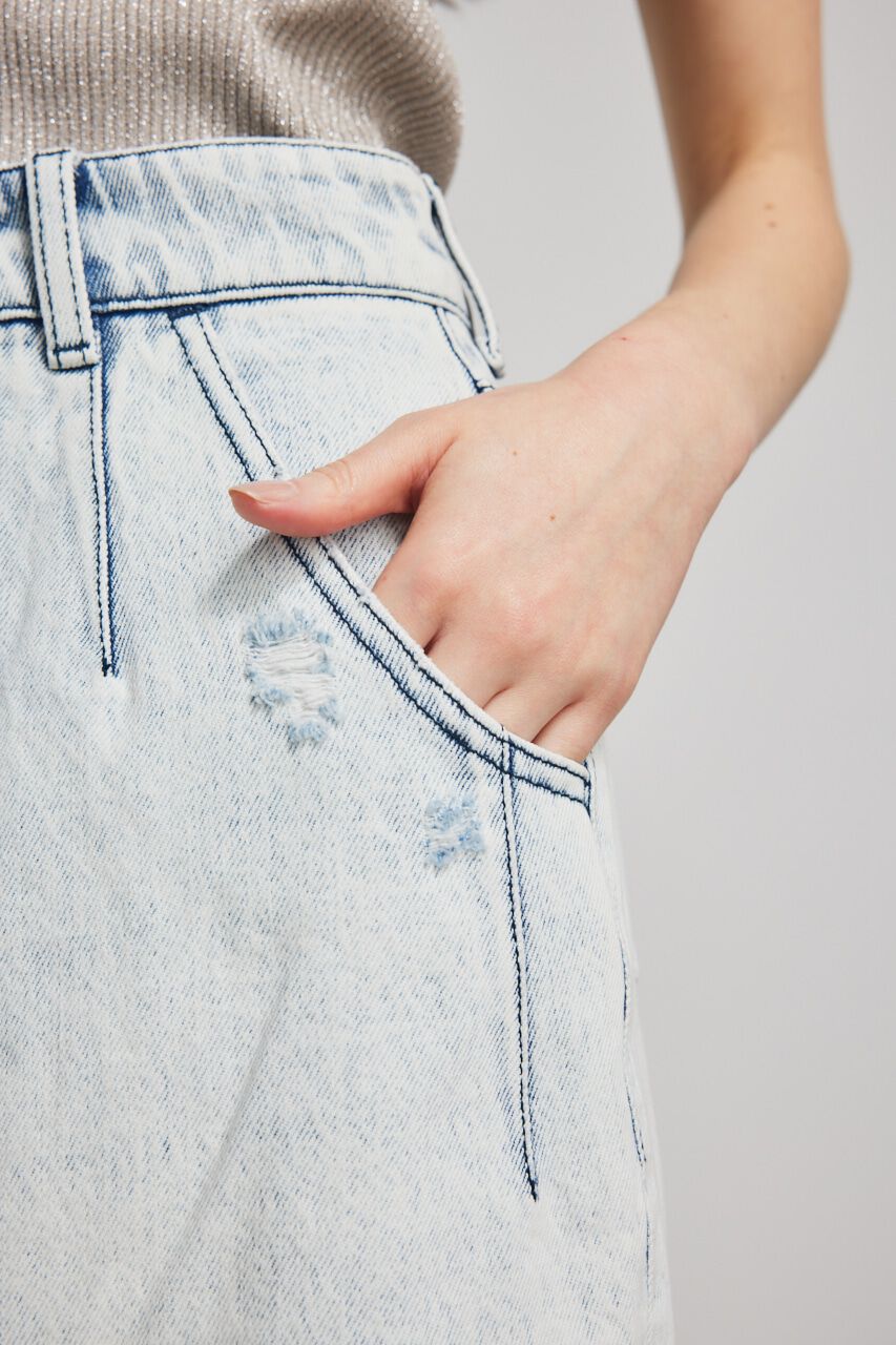 rienda「ダメージDENIM J/W SK」|スカート|