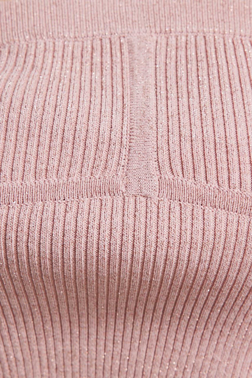 rienda「ビスチェライクKnitベアTOP」|チューブトップ|