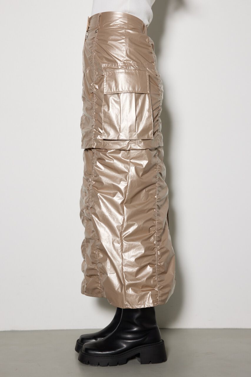 rienda「レイヤードカーゴジャストウエストスカート」|スカート|