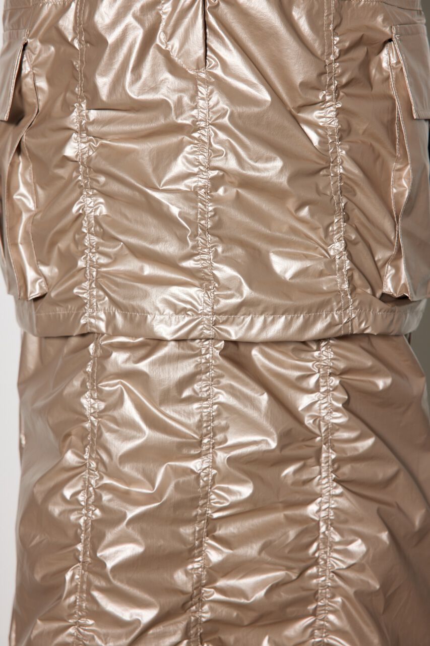 rienda「レイヤードカーゴジャストウエストスカート」|スカート|