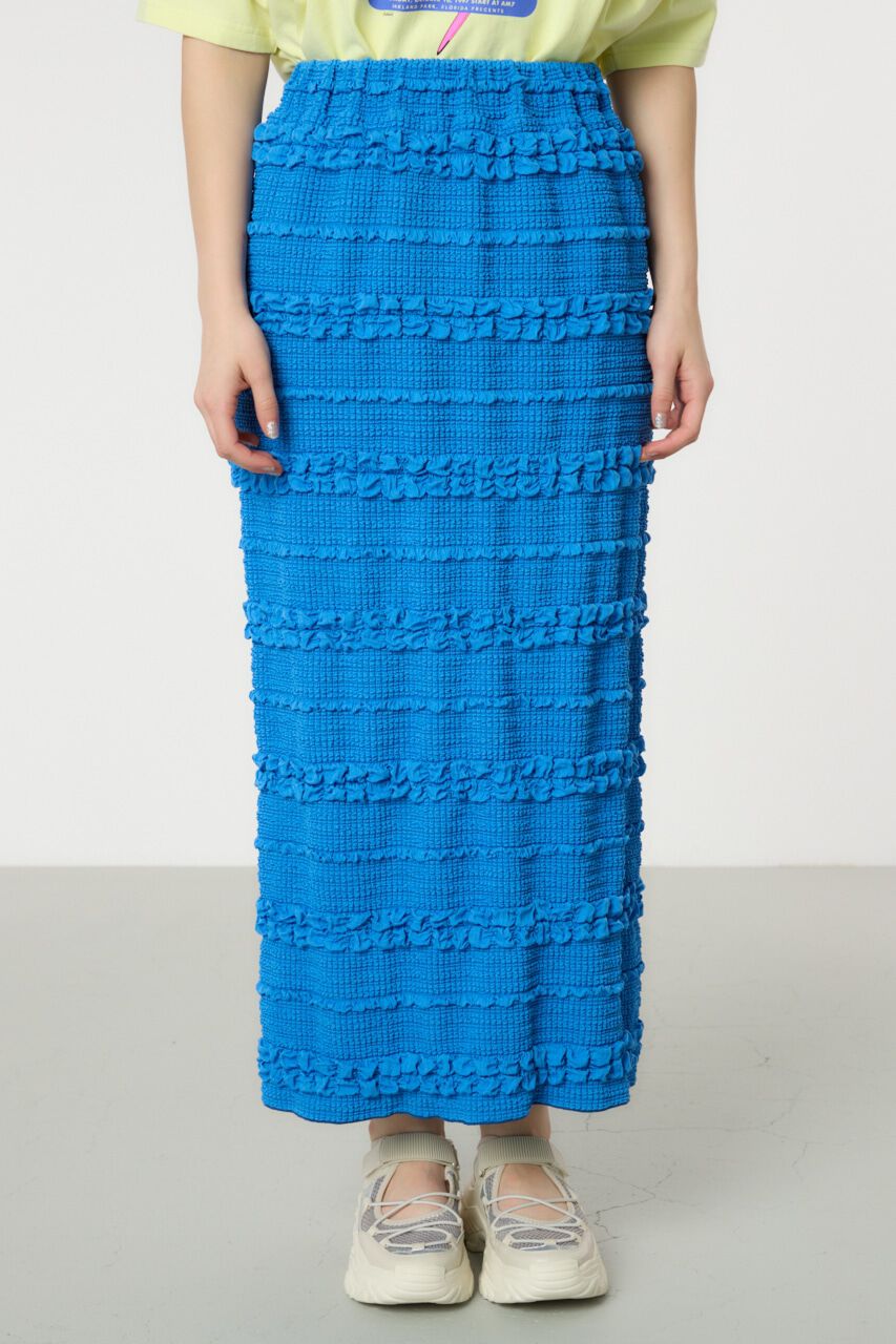 RODEO CROWNS「ふくれボーダーナロースカート」|スカート|