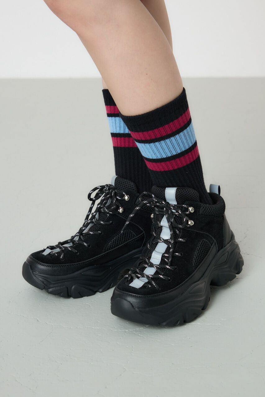 RODEO CROWNS「COLOR LACE HICUT SNEAKER」|スニーカー|