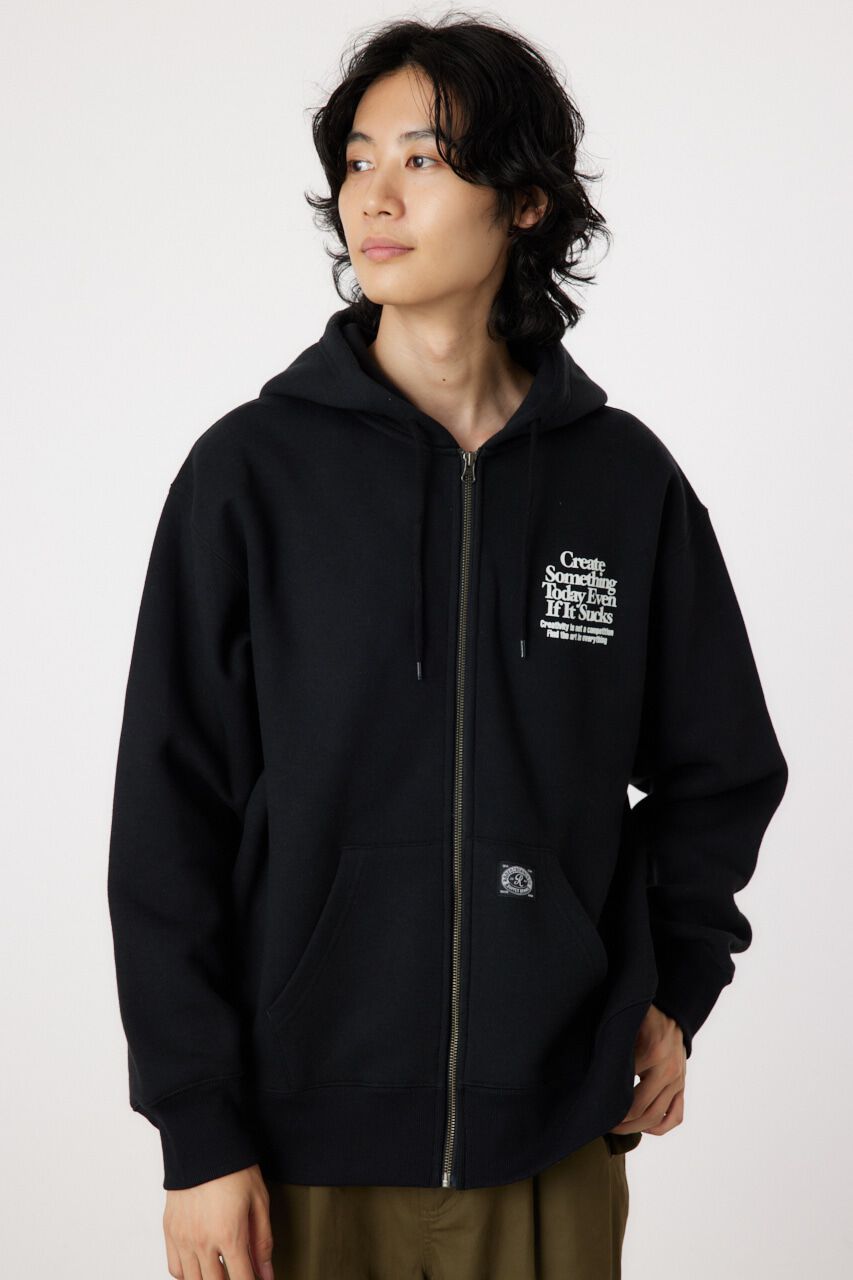 RODEO CROWNS「bayside ジップフーディー」|パーカー|BLK