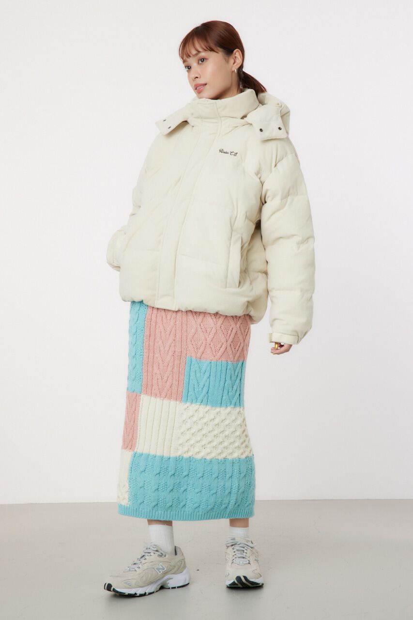 RODEO CROWNS「LOGO パフ 中綿ブルゾン」|ブルゾン・スタジャン|