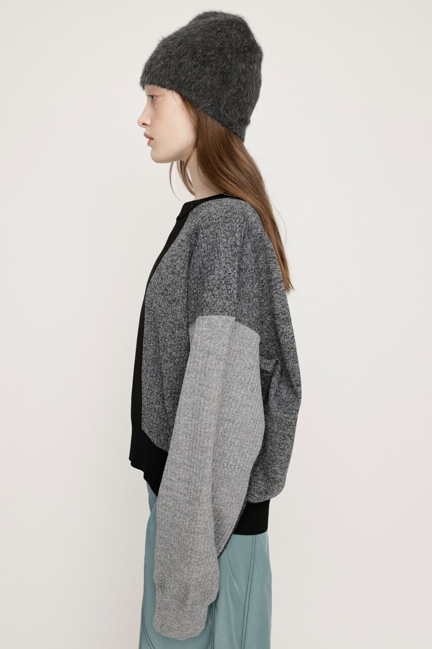 SLY「BLOCKING LIGHT KNIT トップス」|ニット・セーター|